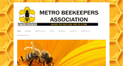 Desktop Screenshot of metrobeekeepers.net